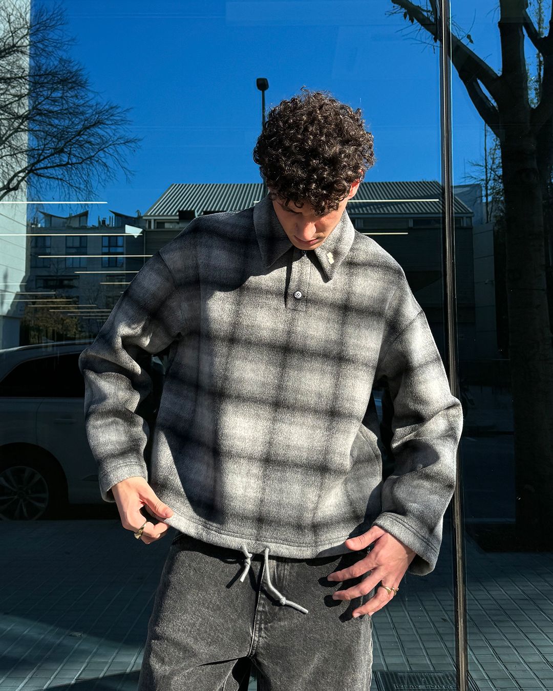 WOOL BOXY POLO sold by Nude Project product image thumbnail 5