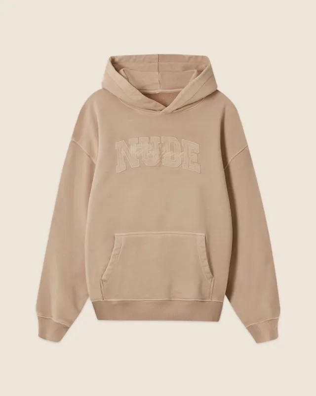 RAW VARSITY HOOD BONE sold by Nude Project