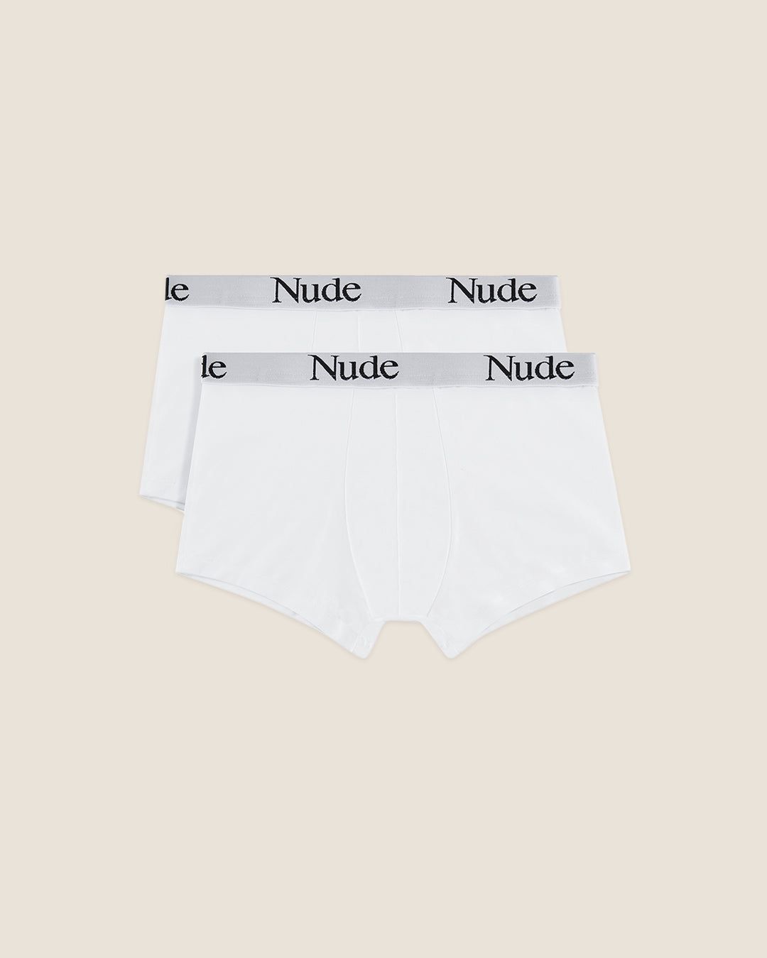 CLASSIC BOXERS BRIEFS DOUBLE PACK - WHITE sold by Nude Project