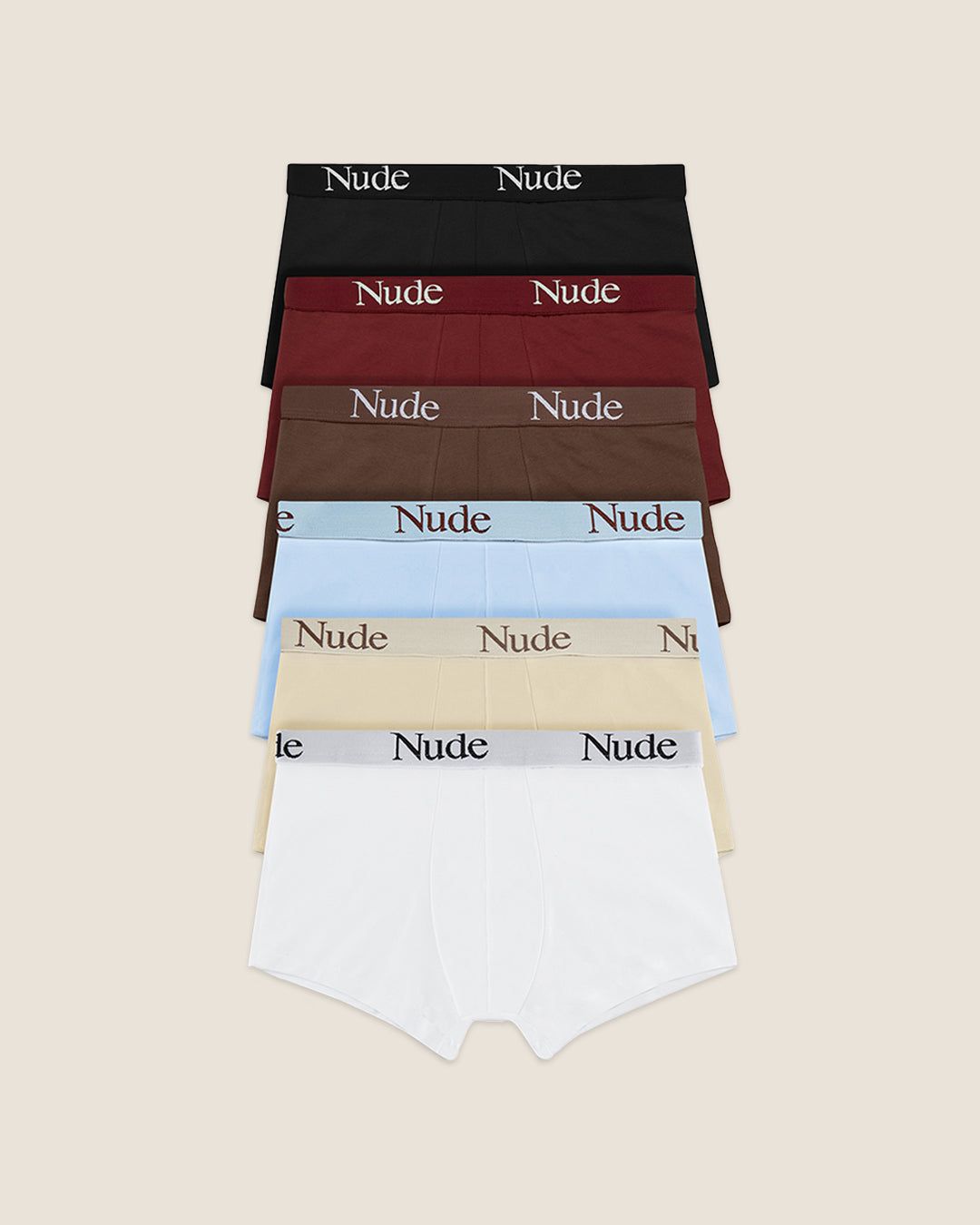 CLASSIC BOXERS BRIEFS DOUBLE PACK - WHITE sold by Nude Project product image thumbnail 3