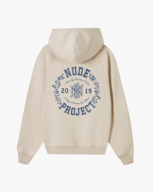 RAGLAN CLASSIC HOODIE MARSHMALLOW sold by Nude Project