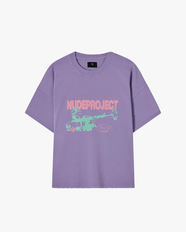 GUN TEE PURPLE sold by Nude Project