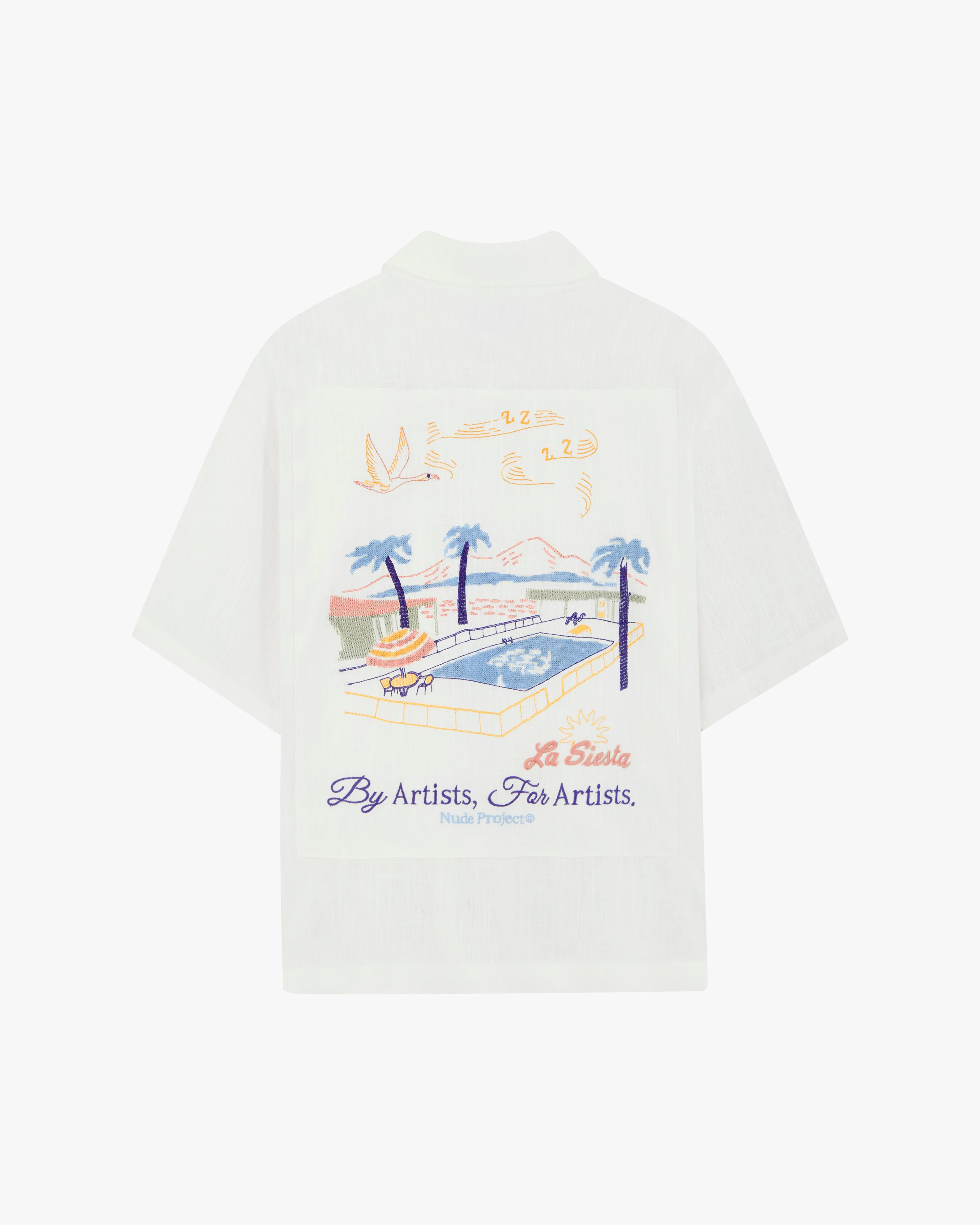 RESORT SHIRT OFF-WHITE sold by Nude Project