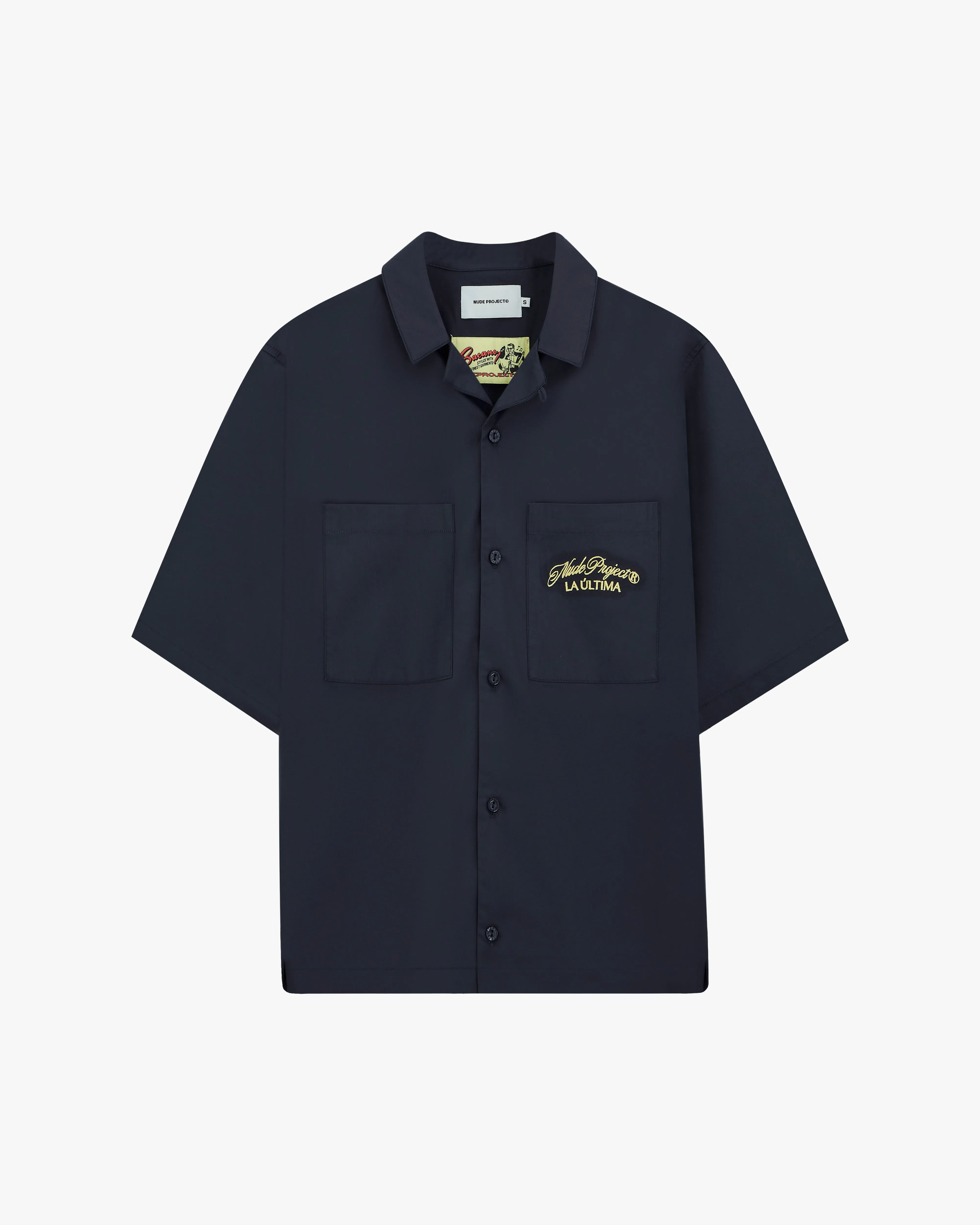 Monaco Shirt Navy sold by Nude Project