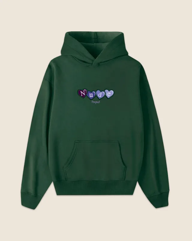 KISS HOMIES HOOD GREEN sold by Nude Project