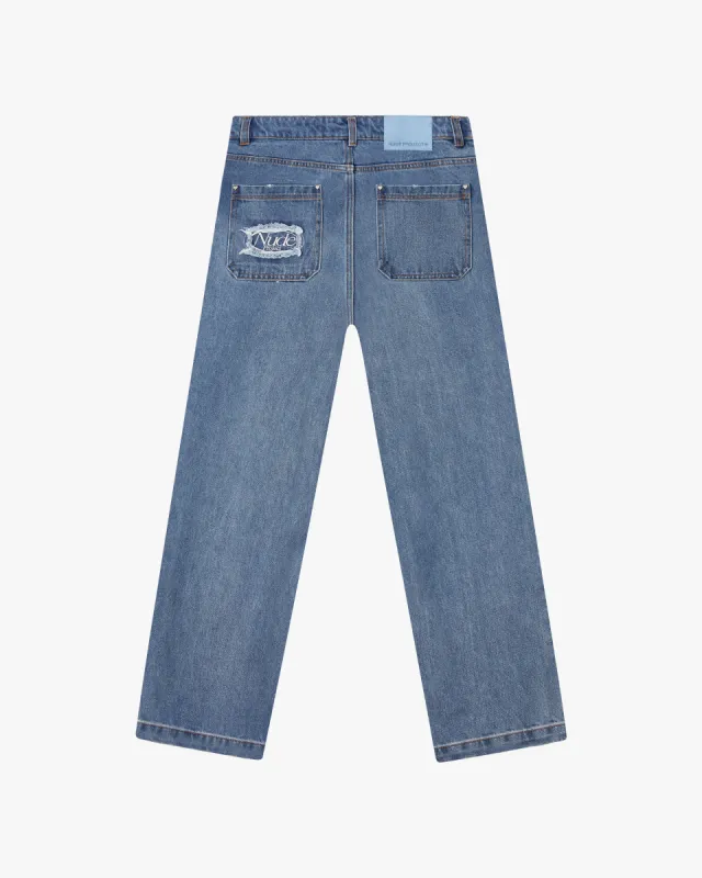 DENIM PANTS BLUE sold by Nude Project