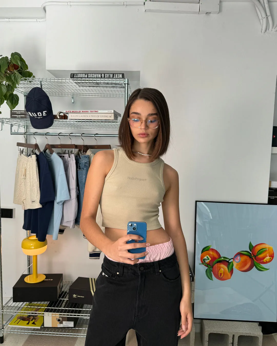 Tone2Tone Tank Top Beige sold by Nude Project product image thumbnail 2