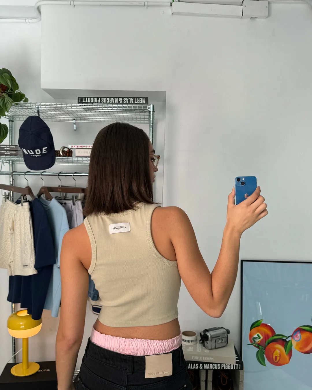 Tone2Tone Tank Top Beige sold by Nude Project product image thumbnail 4