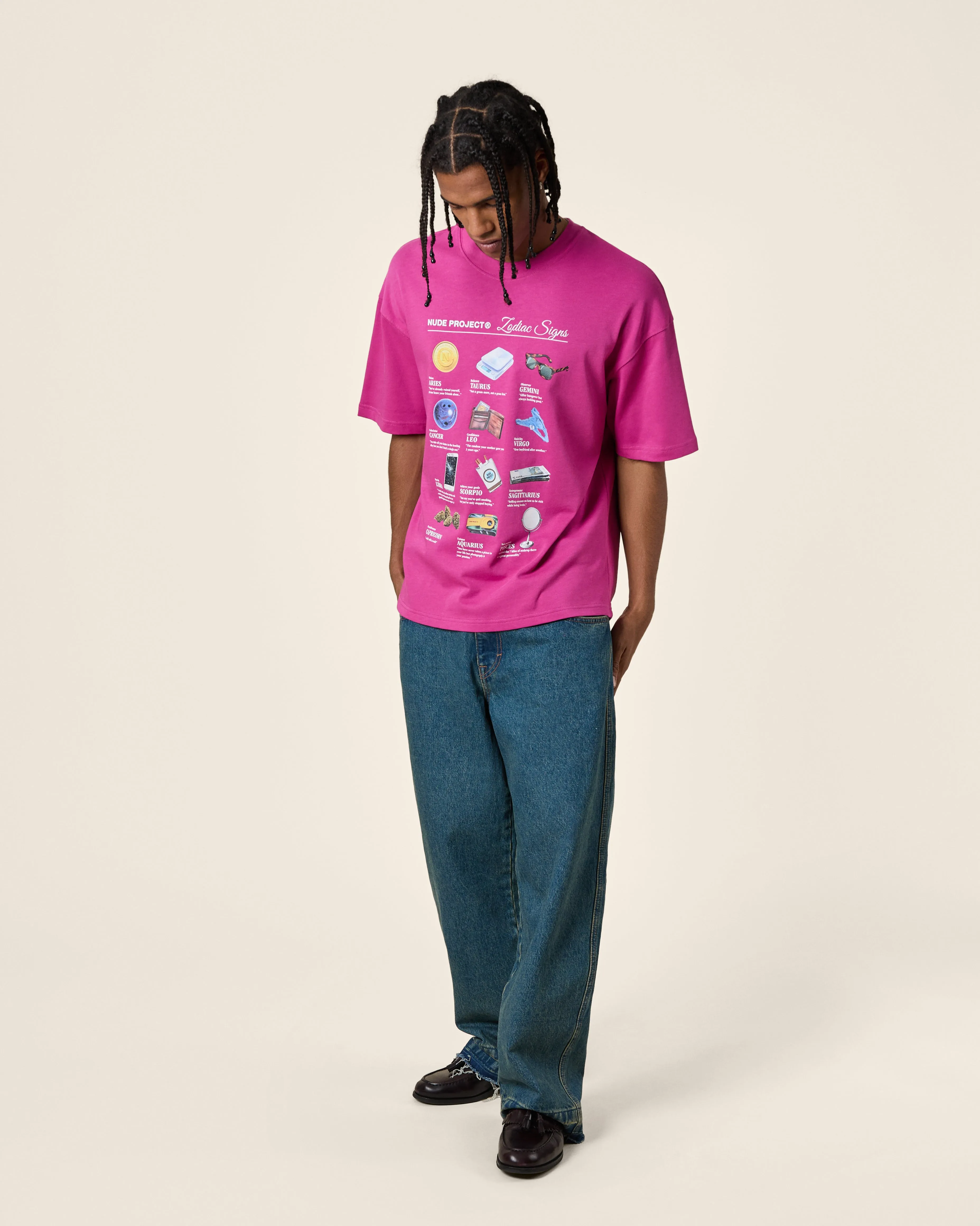 ZODIAC TEE PINK sold by Nude Project product image thumbnail 3