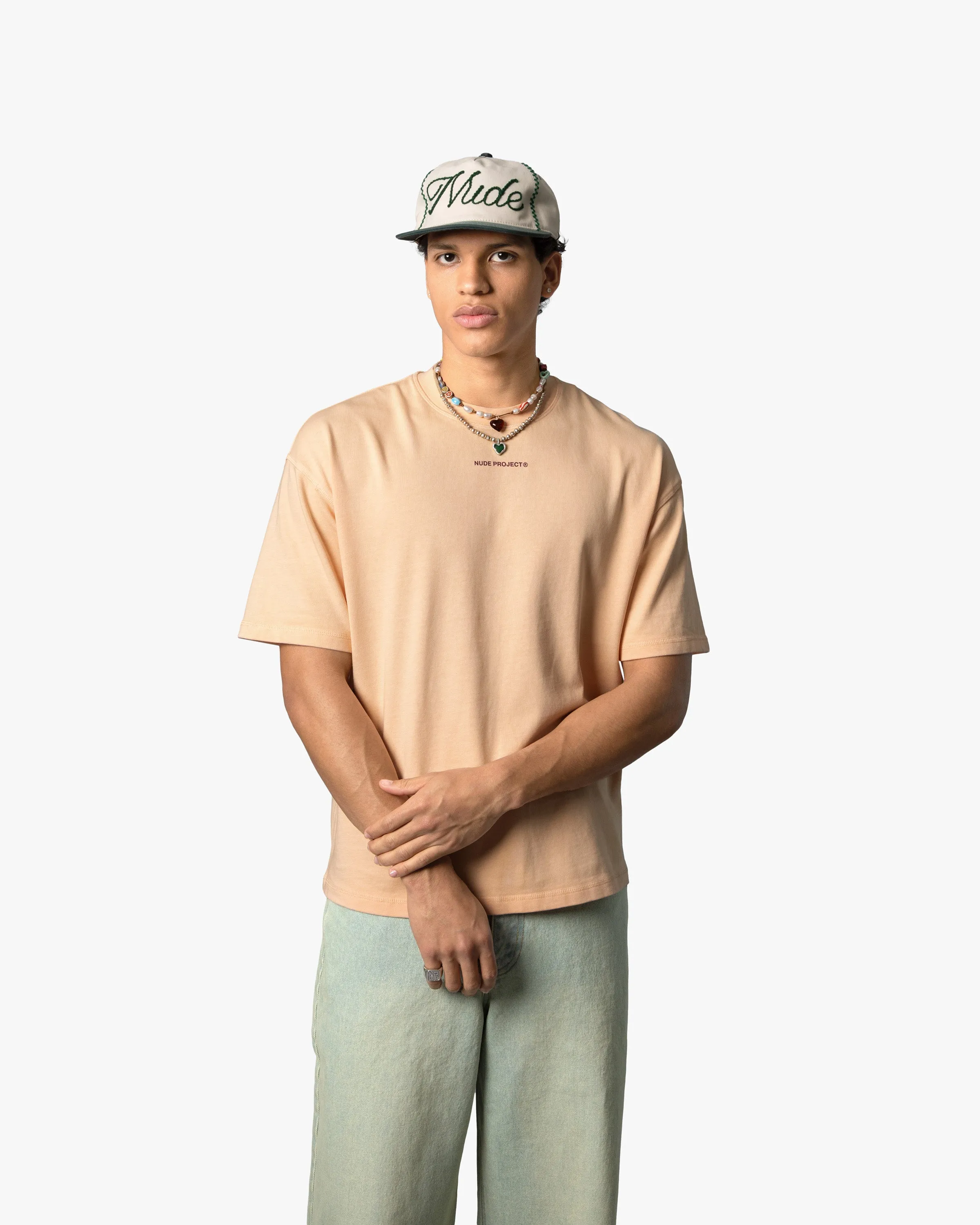 CULT*TEE GARMENT DYE PEACH sold by Nude Project product image thumbnail 5