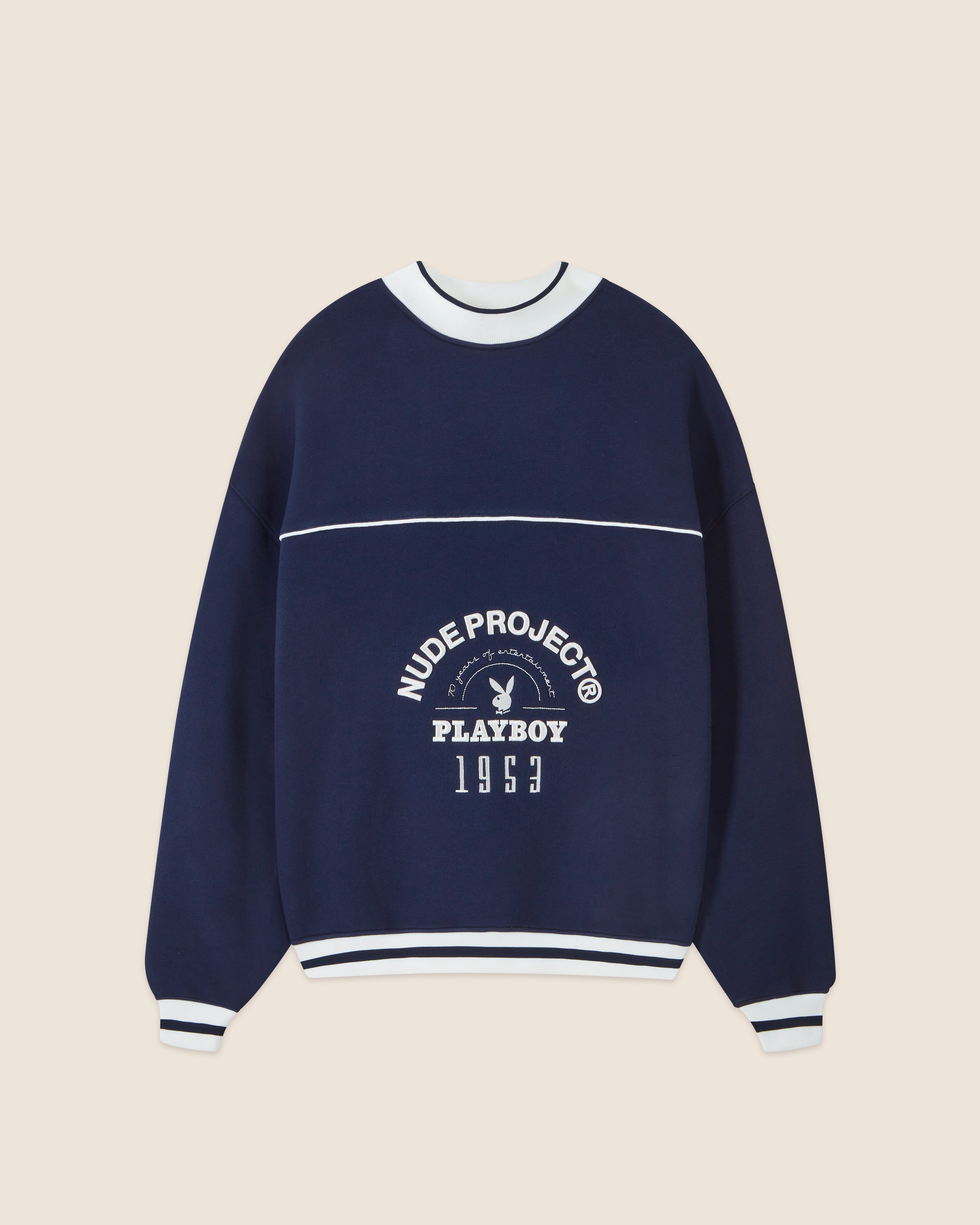 DIANNA CREWNECK NAVY sold by Nude Project