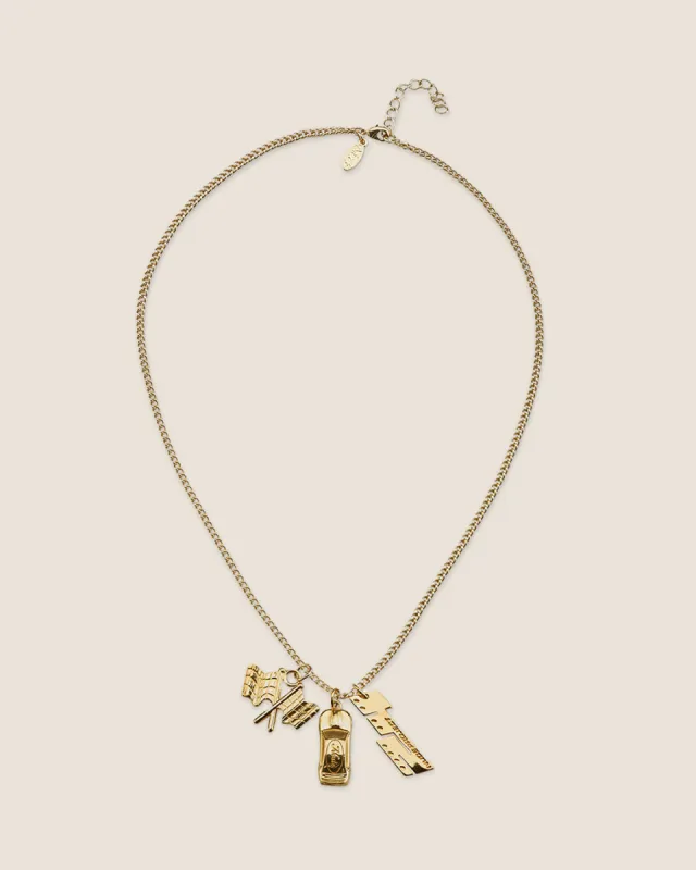 RACING NECKLACE GOLD made by Nude Project