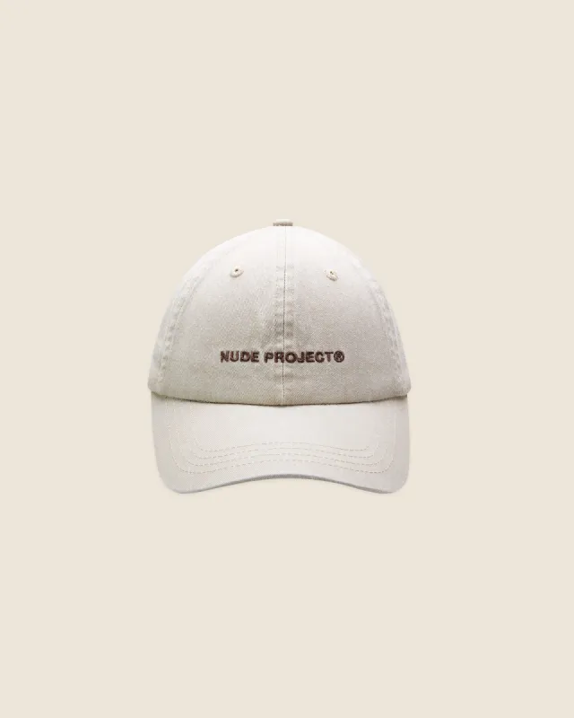 CREW HAT WASHED BEIGE sold by Nude Project