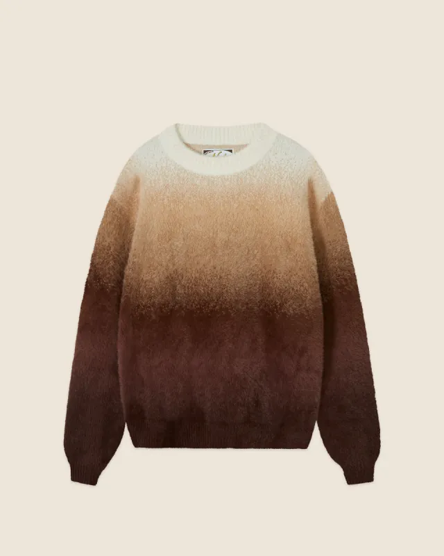 GRADIENT COZY SWEATER BROWN sold by Nude Project