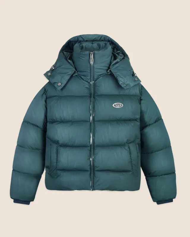 OG*PUFFER JACKET EMERALD sold by Nude Project
