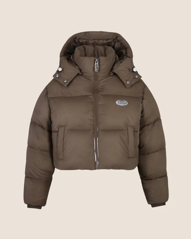 OG*PUFFER JACKET WOMAN BROWN sold by Nude Project