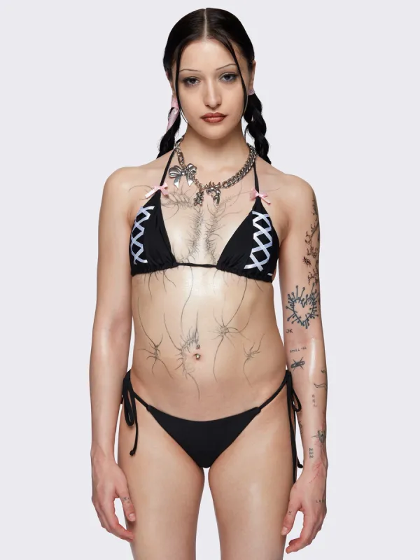 Pami Bows Tie Side Bikini Bottoms sold by Minga London