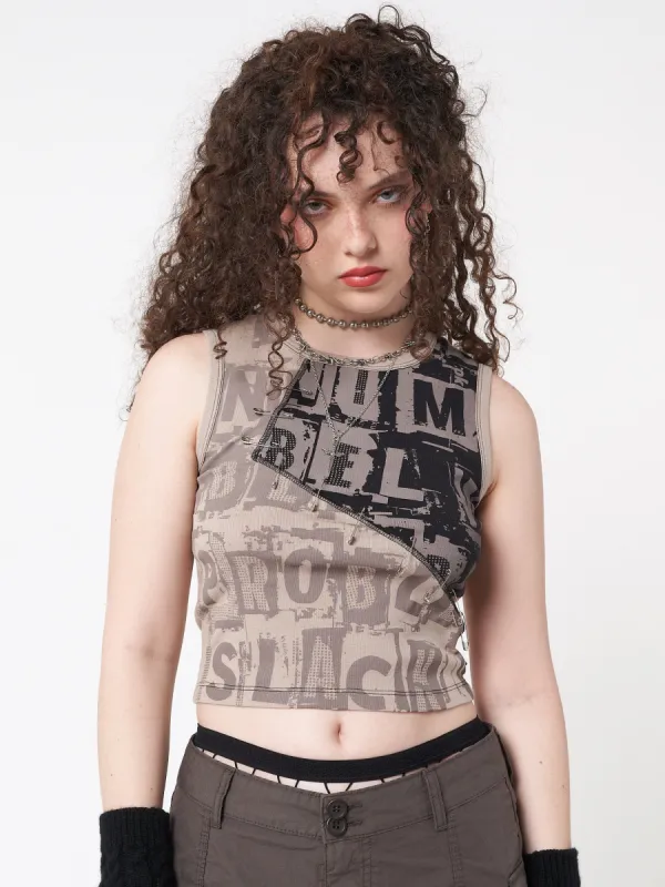 Unreal Vest Top sold by Minga London