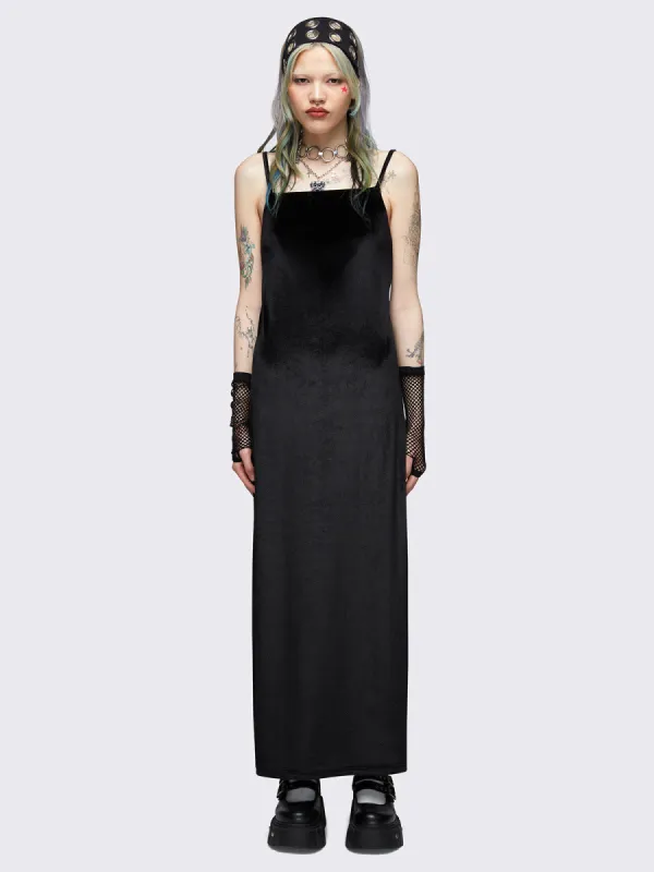 Elenora Velvet Maxi Dress sold by Minga London