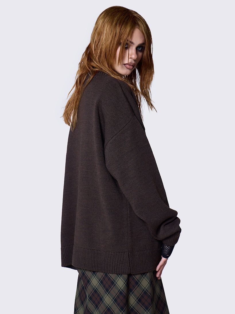 Problem Child Graphic Knit Sweater sold by Minga London product image thumbnail 4