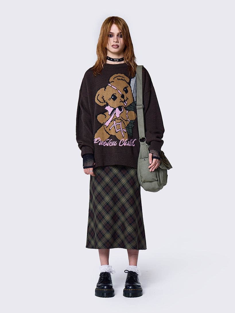 Problem Child Graphic Knit Sweater sold by Minga London product image thumbnail 2