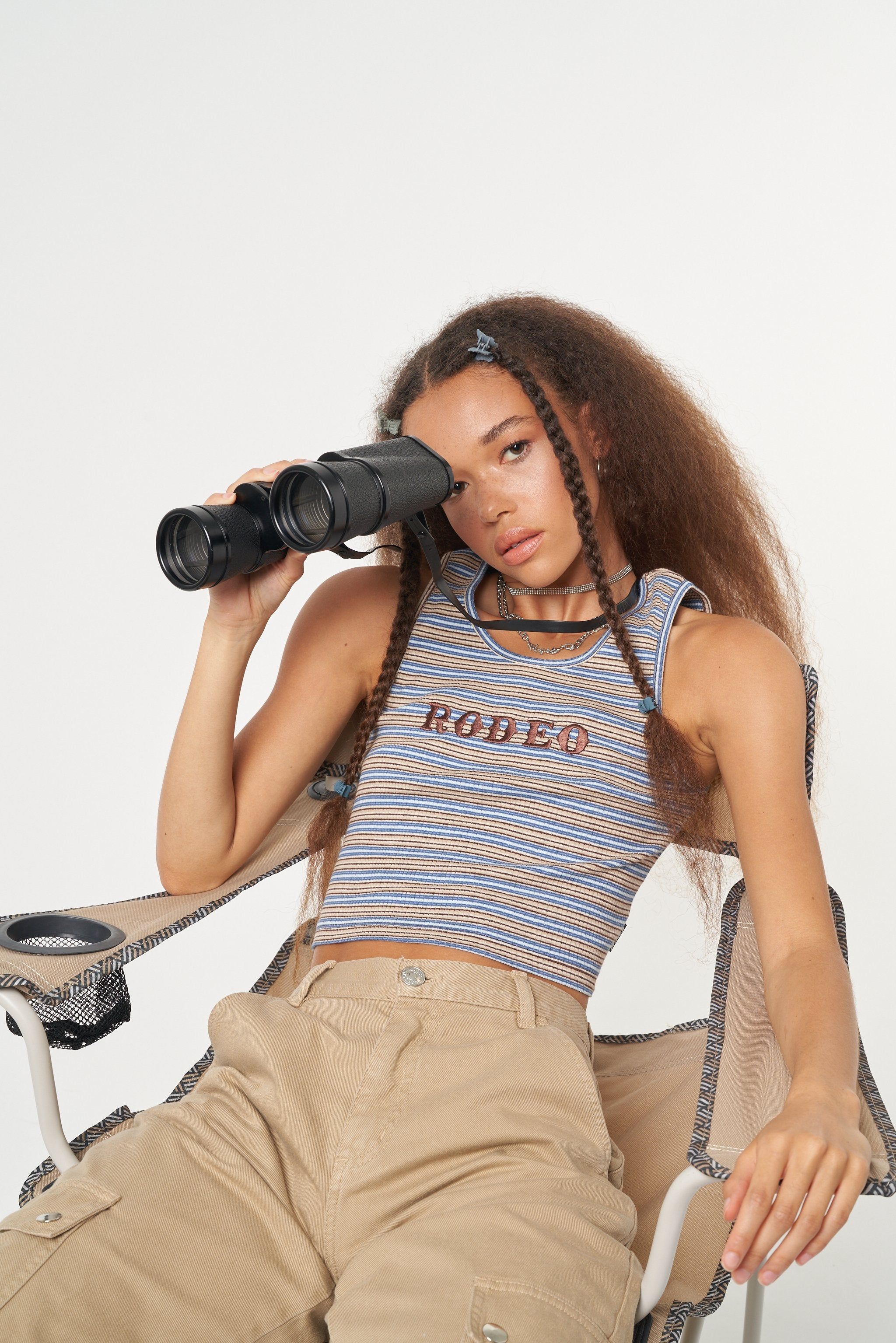 Rodeo Striped Vest Top sold by Minga London product image thumbnail 2