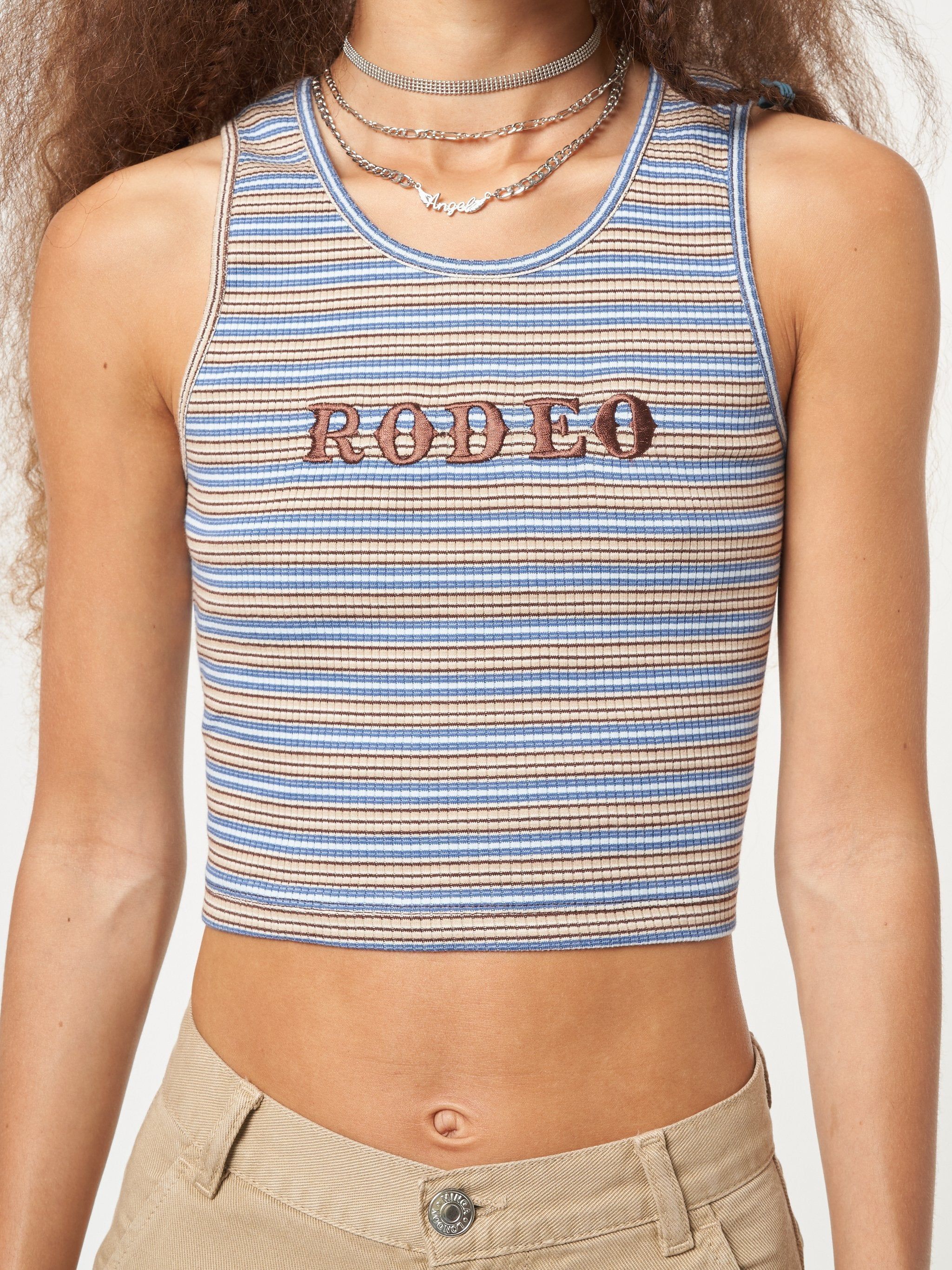 Rodeo Striped Vest Top sold by Minga London product image thumbnail 3