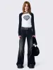 Cute As Hell Graphic Raglan Top sold by Minga London