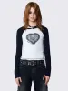 Cute As Hell Graphic Raglan Top sold by Minga London