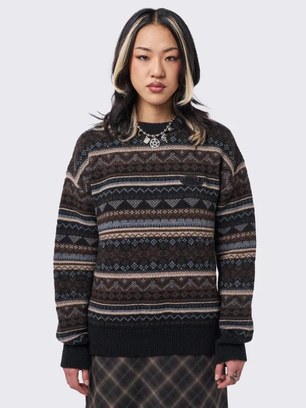 Minga London Grandma Jacquard Knit Jumper | Parallel Minga London Grandma Jacquard Knit Jumper | Parallel