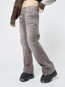 Brew Washed Brown Straight Jeans sold by Minga London