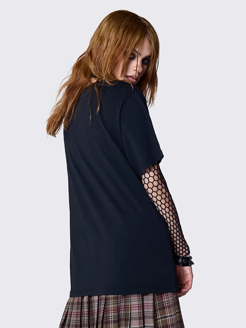 Punk Kitty Graphic T-shirt sold by Minga London product image thumbnail 4