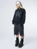 Celeste Star Black Oversized Zip Up Hoodie sold by Minga London