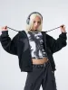 Celeste Star Black Oversized Zip Up Hoodie sold by Minga London