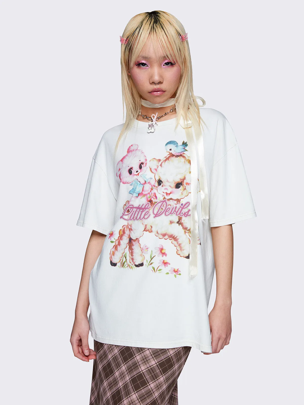 Little Devils Graphic T-shirt sold by Minga London product image thumbnail 3