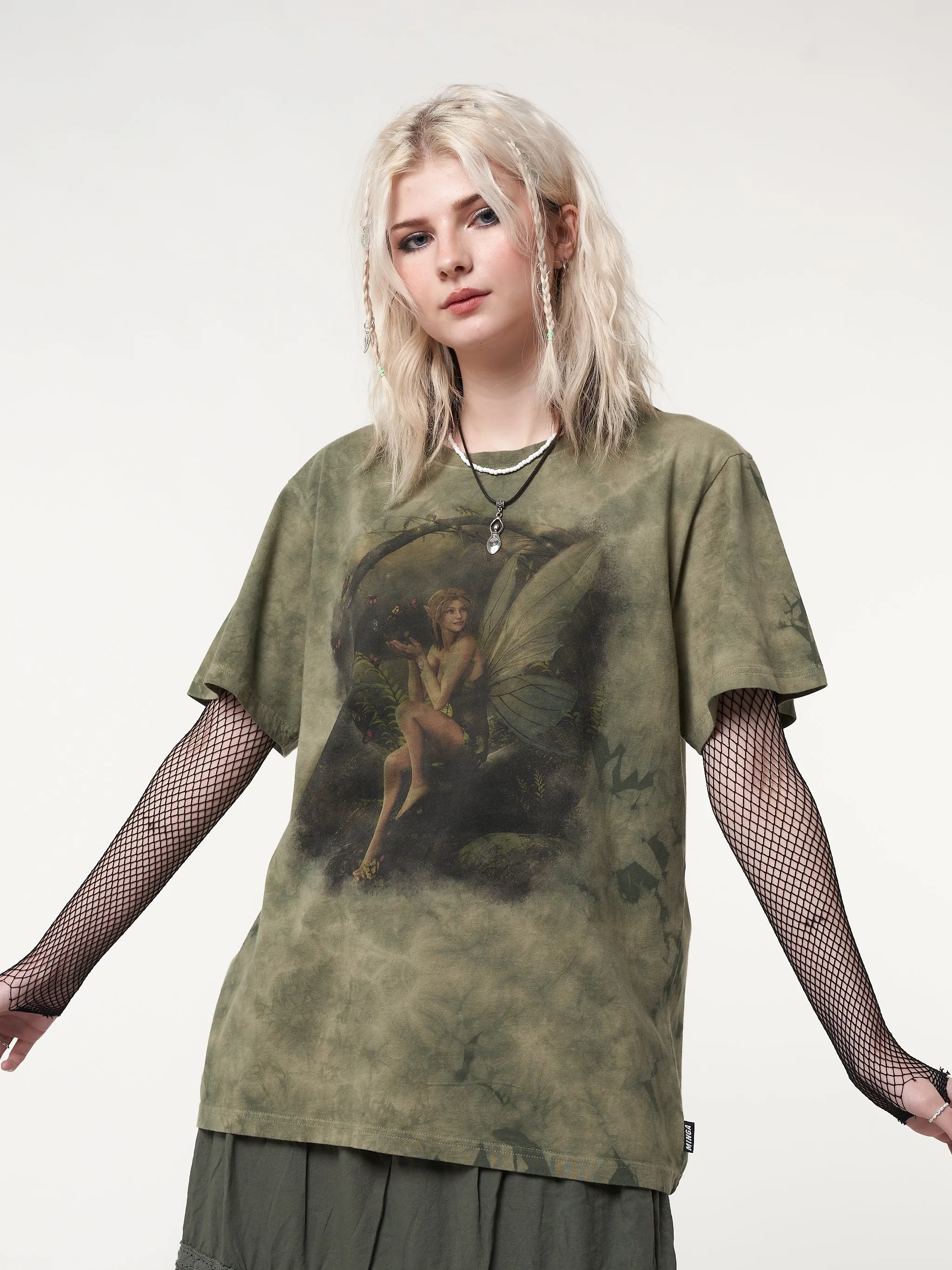 Forest Fairy Tie Dye T-shirt sold by Minga London