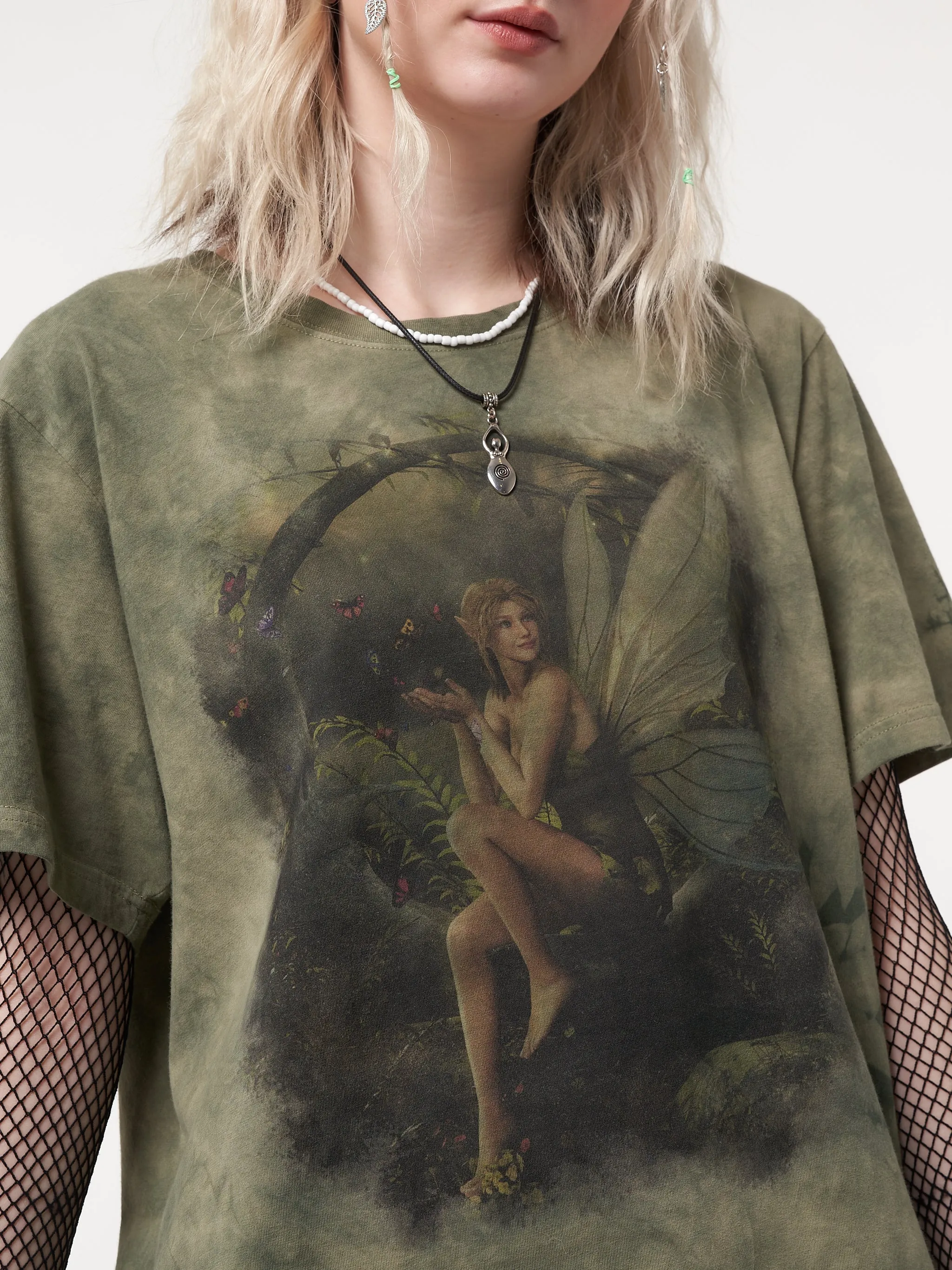 Forest Fairy Tie Dye T-shirt sold by Minga London product image thumbnail 3