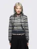 Deba Striped Zip Up Hoodie sold by Minga London