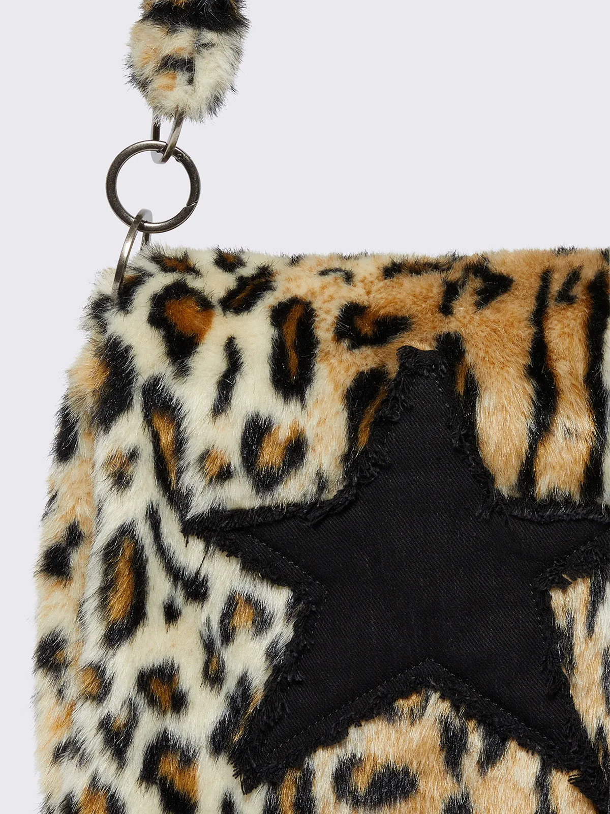 Starshine Leopard Furry Bag sold by Minga London product image thumbnail 2