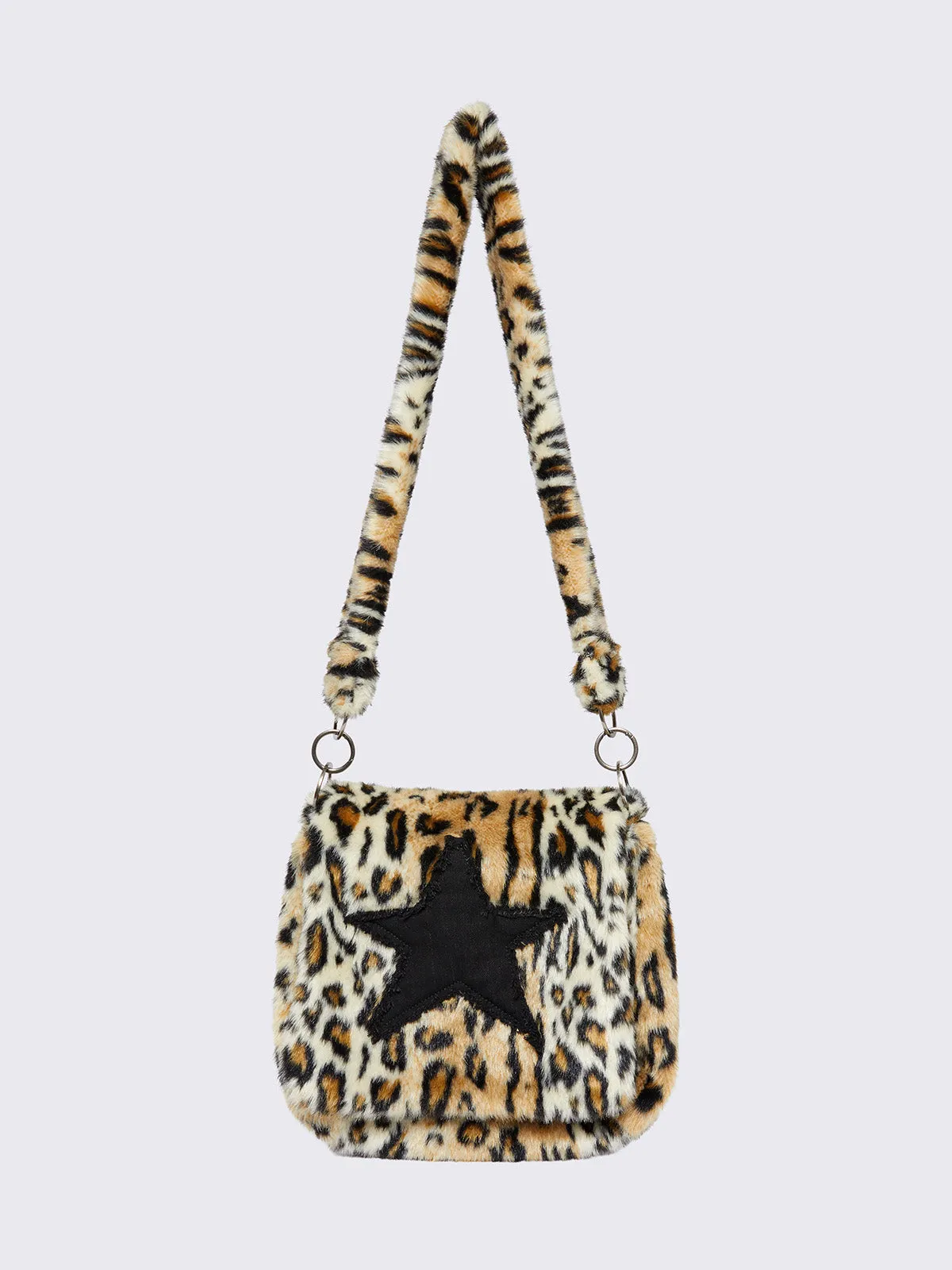 Starshine Leopard Furry Bag sold by Minga London product image thumbnail 3