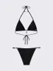 Darcy Metal Triangle Bikini Top sold by Minga London