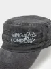 Minga Star Black Military Cap sold by Minga London