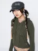 Minga Star Black Military Cap sold by Minga London