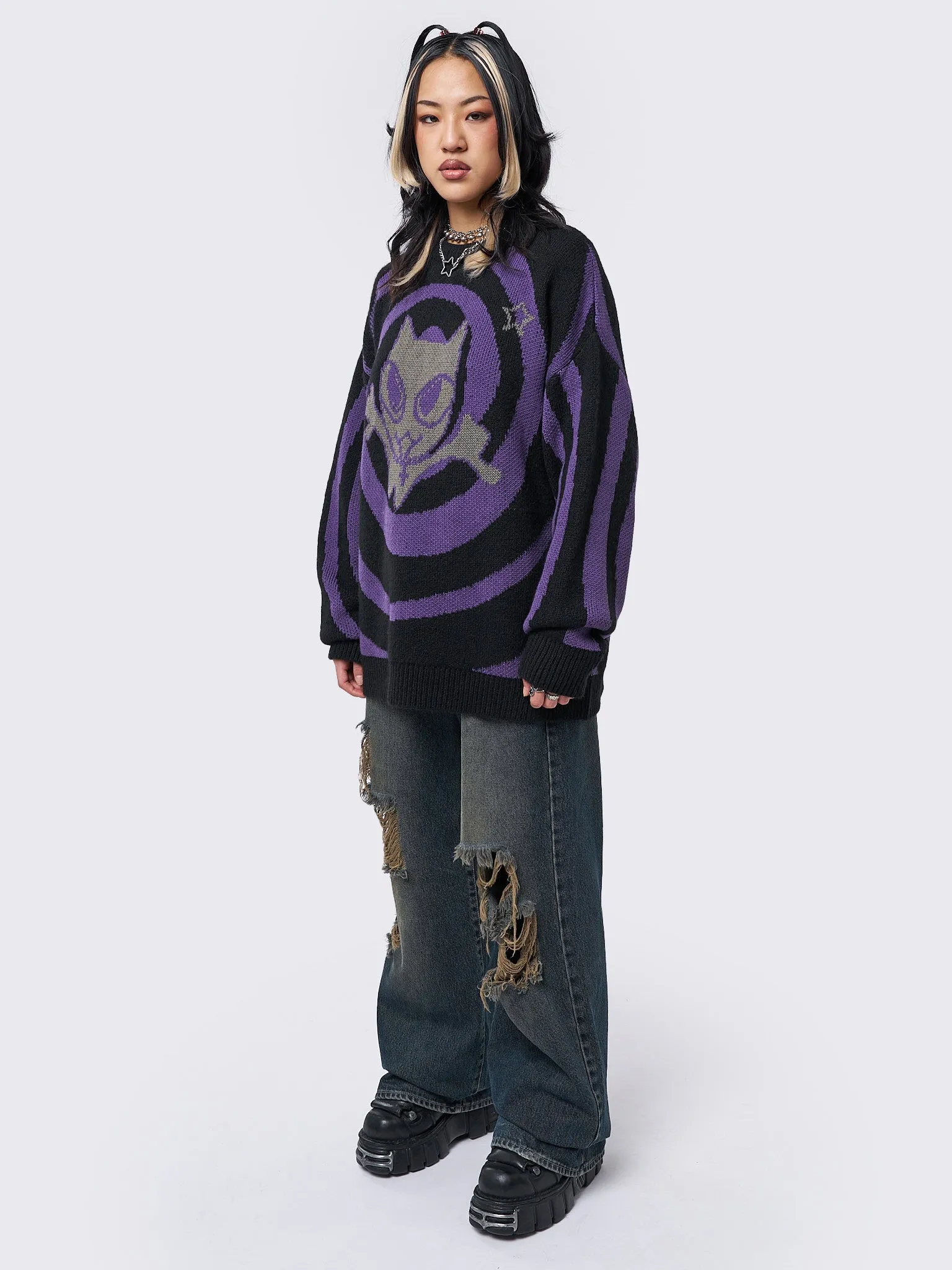 トップス Kitty cable knit tops black Kitty cable knit tops black（Suki Cable Knit Jumper – USA