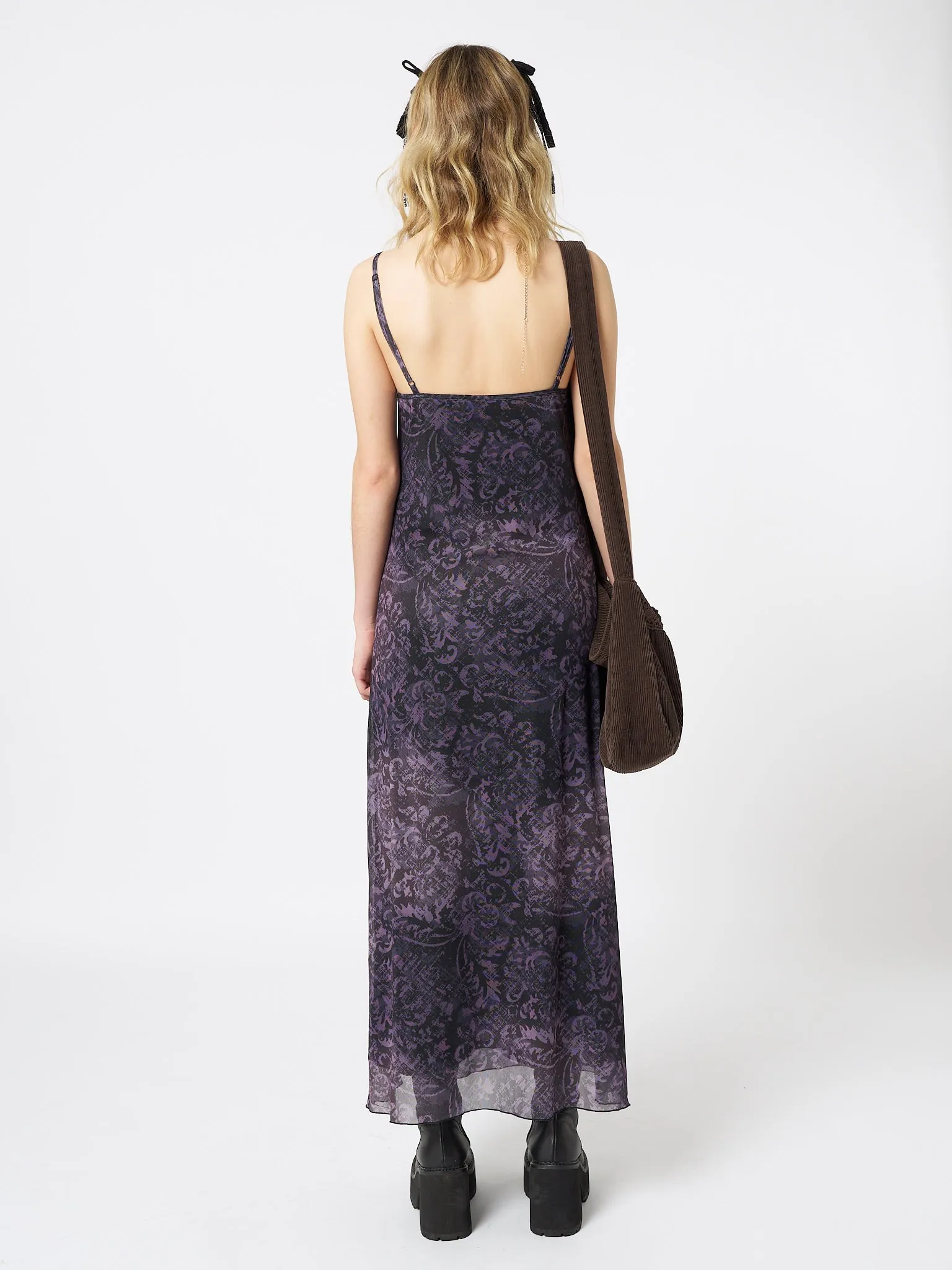 Dark Renaissance Mesh Maxi Dress sold by Minga London product image thumbnail 5