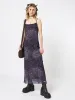 Dark Renaissance Mesh Maxi Dress sold by Minga London
