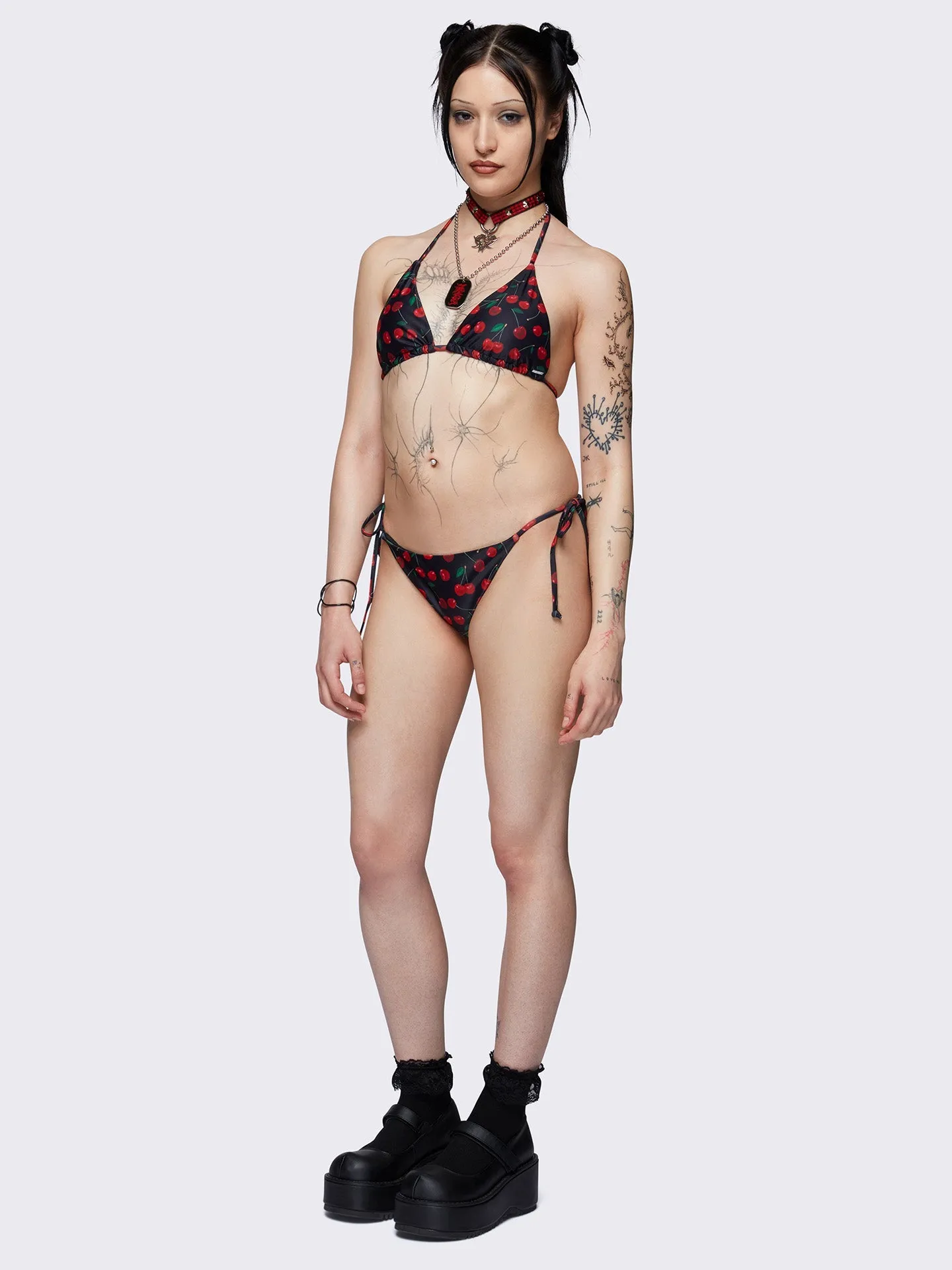 Cherry Bomb Triangle Bikini Top sold by Minga London product image thumbnail 5