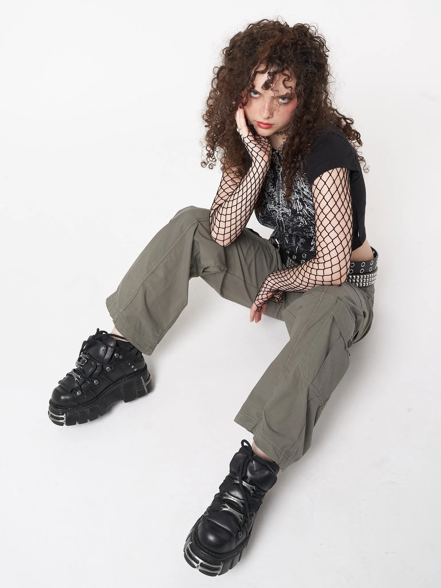 Cleo Green Y2k Cargo Pants sold by Minga London product image thumbnail 5