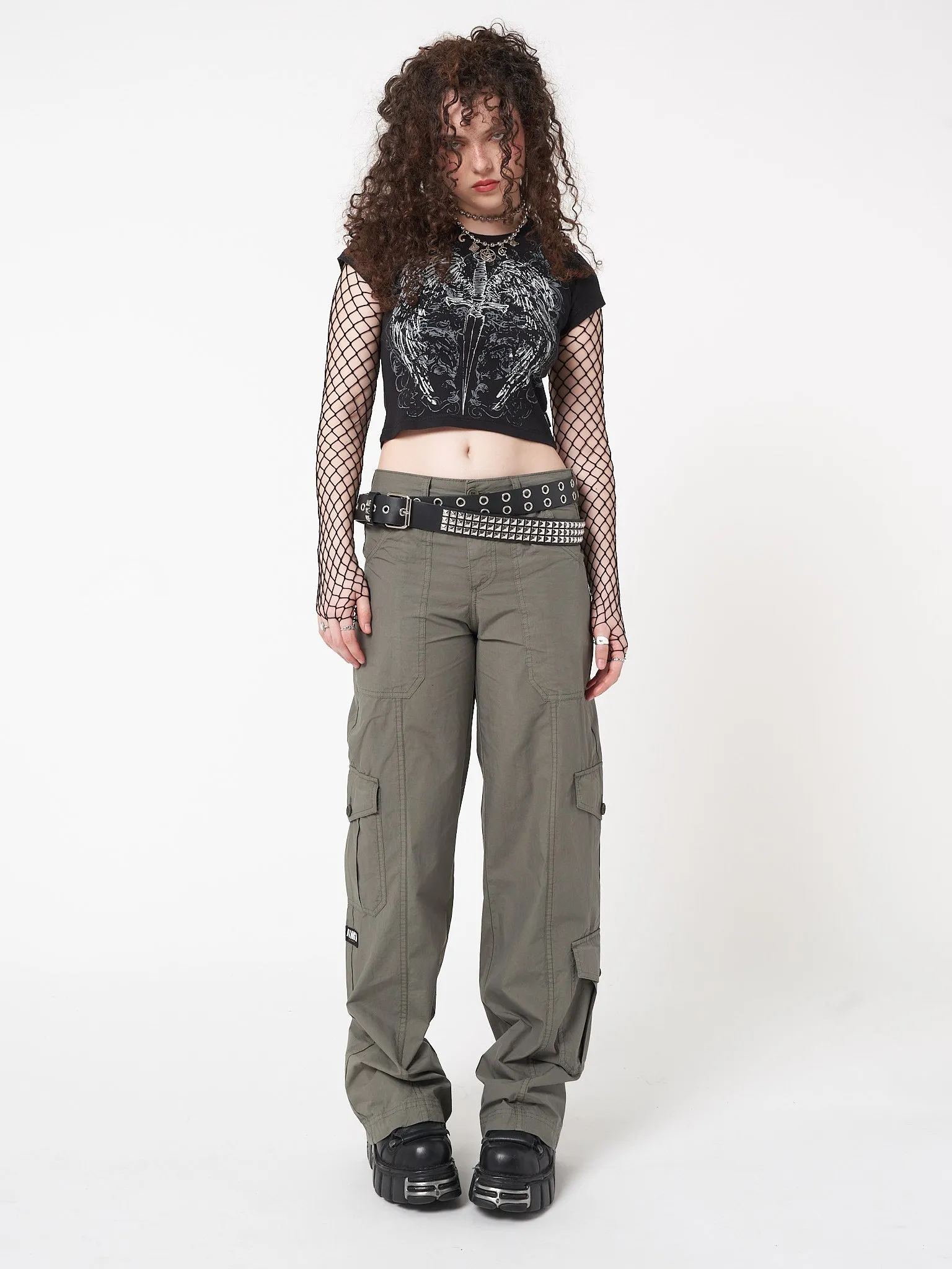 Cleo Green Y2k Cargo Pants sold by Minga London product image thumbnail 2