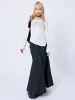 Cryptic Love White Asymmetric Top sold by Minga London